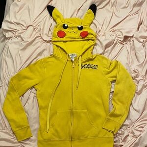 Pikachu Yellow Kids Hoodie